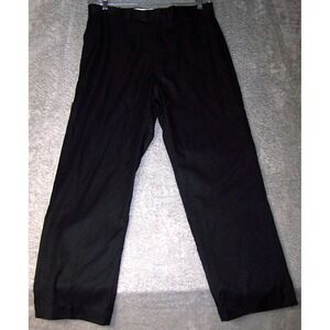 Michael Brandon Slack Dress‎ Pants Men's 34x30 Black Hook Eye